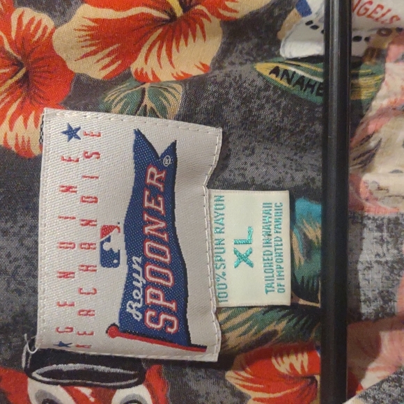 MLB reyn spooner Hawaiian vintage all star Bobblehead baseball button down - Picture 3 of 5